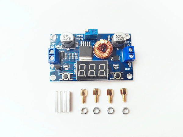 DC-DC Adjustable Step-Down Convertor 5A/75W with Digital Display
