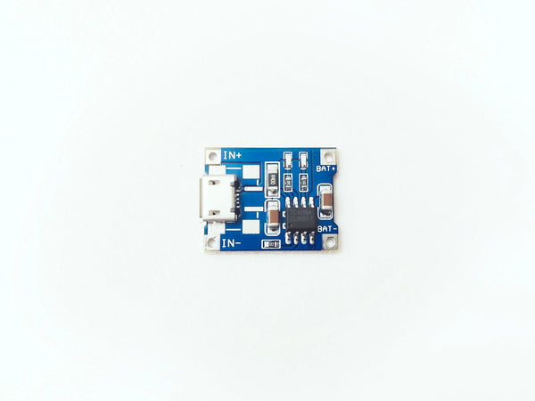 TP4056 Li-ion Battery Charging & Protection Panel with Micro-USB 1A