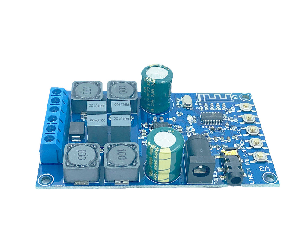 Dual-Channel Bluetooth/LINE IN Digital Amplifier with Shell