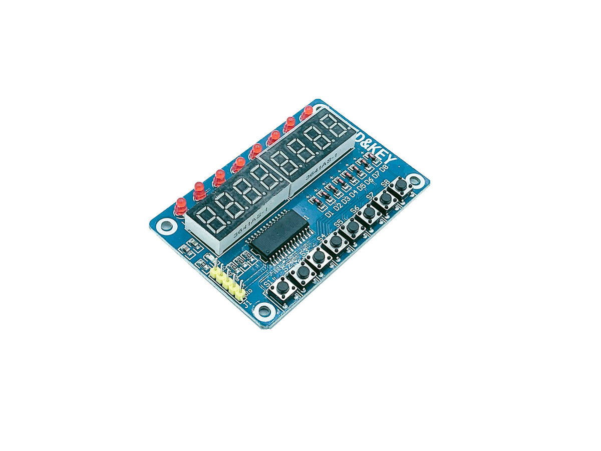 TM1638 Button and Digital Tube Dev Board