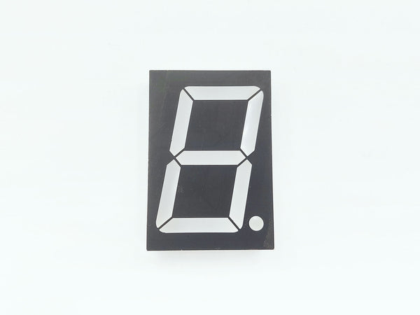 2.3-Inch 7-Segment One-Bit Common-Anode Display - White