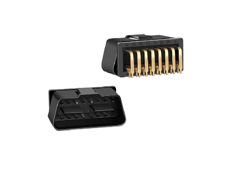 12/24V OBD-II Right Angle Socket